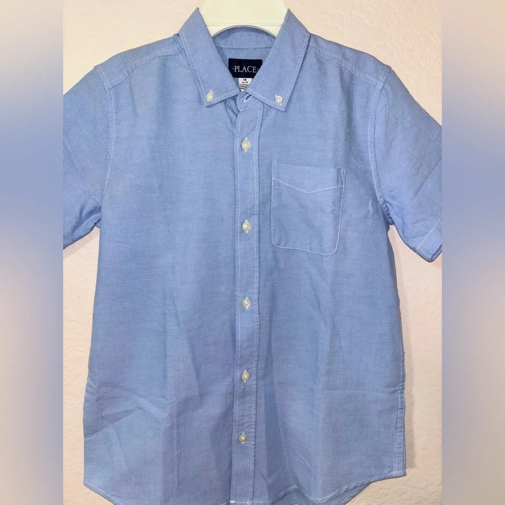 The Children's Place Sky Blue Button-Down Shirt
